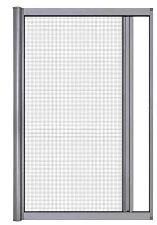 Porte Accordéon Interieur Porte Coulissante en Moustiquaire Invisible pour Intérieur, Porte Moustiquaire Rétractable et Panneau en Maille Transparente, Porte Moustiquaire Télescopique avec Bande Silen