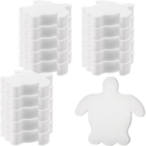 YBEATY 16PCS Pool Sponge Oil Absorber Devours Filter Scum Turtle Shape Sponges Absorbing Slime Grime Foam Highly Elasticity Sponges Cleaning Accessories for Swimming Hot Tub Pool Spa