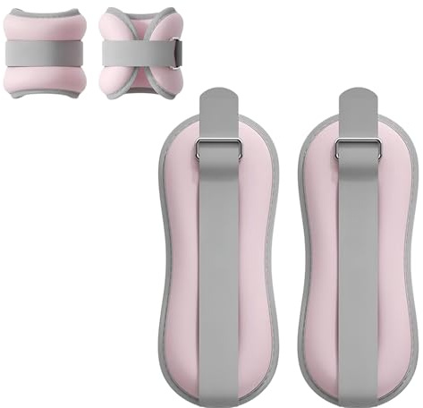 Pesas para Tobillos. Set de 2 Pesas para Muñecas y Tobillos de 0.3kg/0.5kg/0.75kg/1kg/1.5kg .Tobilleras y Muñequeras de Peso con Correa Ajustable para Ejercicio en Casa, Fitness, Rehabilitacion.