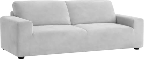 TRAMAS+ Funda de Sofá Elástica 3 Plazas (183–234 cm), Ajuste Antideslizante | Protección completa para sofás de 3 plazas con reposabrazos. Tejido elástico, ajuste firme y fácil colocación.