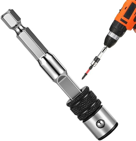 Drill Bit Adapter - 7cm 1/4 Zoll Hex Extension Rod | Quick Release Socket Holder | Zweck Self Locking Bit Extension Chrom Vanadium Stahl Portable Screwdriver Drill Zubehör Werkzeug