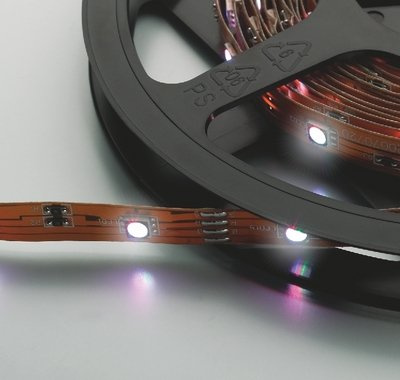 Monacor 38.3480 12V DC Flexibler LED-Streifen, rot/grün/blau