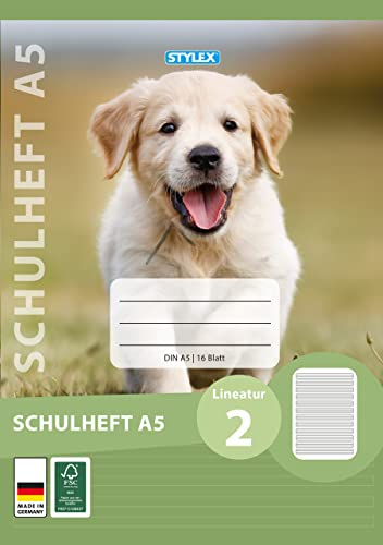 Stylex 29702 Schulheft DIN A5 mit Lineatur 2