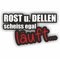 Folien-Zentrum - Rost und Dellen egal läuft 12x7cm - hochwertiger Aufkleber Auto Tuning - OEM & JDM Autosticker - Lustige Sticker Decal für Car - Stickerbomb - Autoaufkleber - Made in Germany (1)