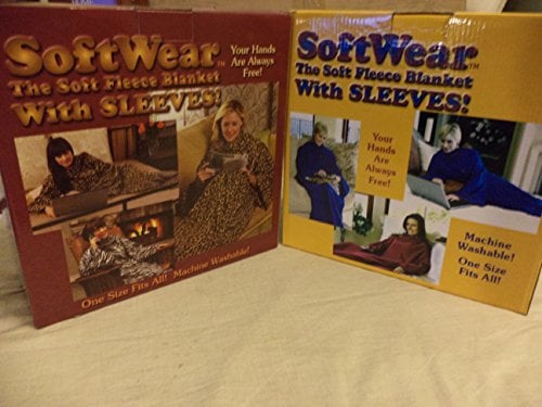 Sofr Wear the Soft Fleece Blanket with Sleeves ( Zebra )