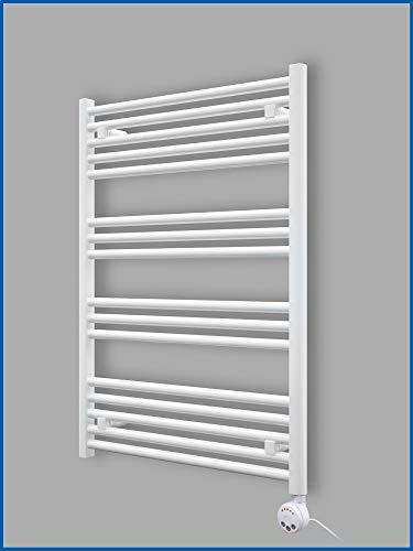 Radiateur électrique MORA 1725 x 500 mm. serviette blanche-électrique chauffe 800 watts