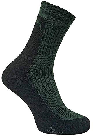Dr Hunter - Mens Thick Reinforced Heel and Toe Anti Odour Merino Wool Thermal Hiking Socks for Boots (12-14 uk, DHH)