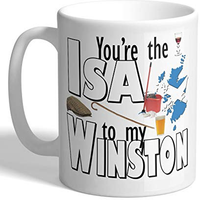 I Love Mugs - You're The Isa to My Winston - Mug, Ceramic, 11fl.oz.