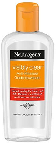 Neutrogena Visibly Clear Anti-Mitesser Gesichtswasser – Klärendes Reinigungswasser für das Gesicht, 200 ml