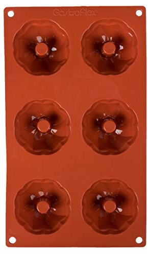 PEGANE Moule à 6 Mini-kouglof Gastroflex en Silicone
