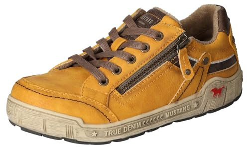 MUSTANG Damen Sneaker, gelb, 37 EU