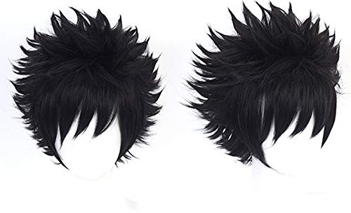 OSIAS Anime Cosplay Perücke, Halloween Perücke, mit kostenlosem Perückenständer(Dabi)