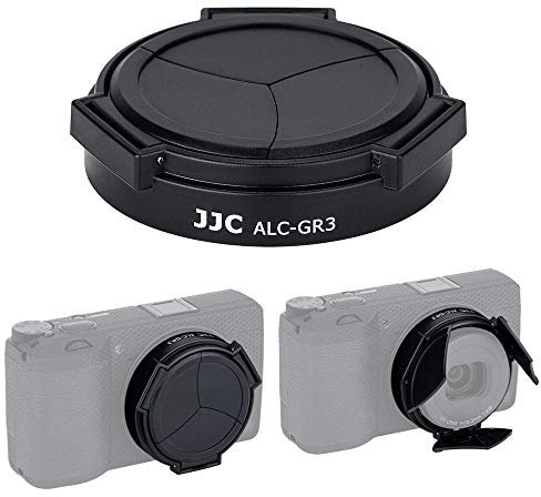 JJC Camera Auto Lens Cap Lens Protector for Ricoh GR III Digital Camera Lens Cap Cover