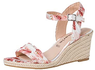 Tamaris Sandales à talons pour femme 1-1-28360-28, Rose Flow Plea, 40 EU