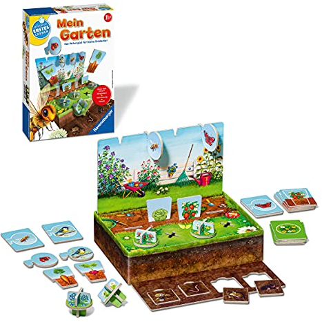 Ravensburger 24733 - Mein Garten - Lernspiel für Kinder ab 1,5 Jahren, Spielend Erstes Lernen für 1-2 Spieler