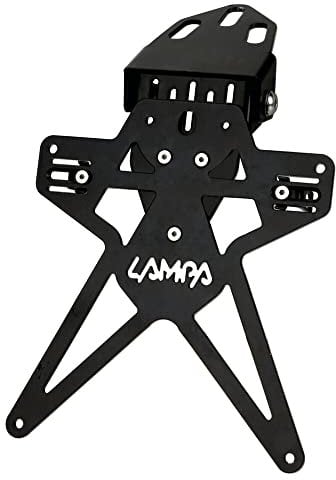 Lampa 91646 Aero-X Evo 6 Motorrad-Kennzeichenhalter für italienische Kennzeichen mit verstellbarer Höhe und Neigung