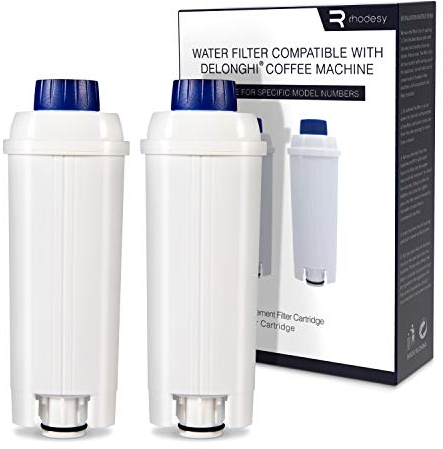 iRhodesy Filtros de agua para cafeteras automáticas Delonghi Dinamica Magnifica s ECAM DLSC002 De longhi compatibles con ESAM, ETAM Series (2 unidades)