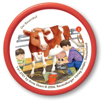 Kekz Audiochip für Kekzhörer, Wieso? Weshalb? Warum? Junior - Kekz 1: Der Bauernhof, Hörspiel für Kinder ab 3 Jahren, Spielzeit ca. 24 min