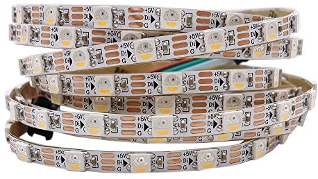 DC 5V Schmalen 4mm 5mm 8mm SK6812 Led Streifen licht 5050 3535 RGB RGBW Einzeln Adressierbaren pixel Streifen (2 meters, 5mm 60LEDs/m 5050 RGB+WW Weiße Leiterplatte)
