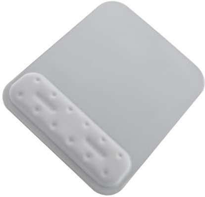 Mobestech Wrist Protector Wrist Protector Pad Keyboard Wrist Rest Laptop Pad Desk Mat Gaming Desk Mat Notebook Cloth Grey Wrist Pad Mousepad with Wrist Rest