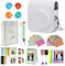 Risou Mini 12 Camera Accessories Bundles Compatible with Instax Mini 12. - Kit Includes: Camera Case/Photo Album/Filters/Wall Hanging Frames/Stickers/Pen(12 in 1) (White)