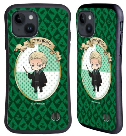 Head Case Designs Offizielle Harry Potter Draco Malfoy Deathly Hallows XXXVI Hybride Handyhülle Hülle Huelle kompatibel mit Apple iPhone 15