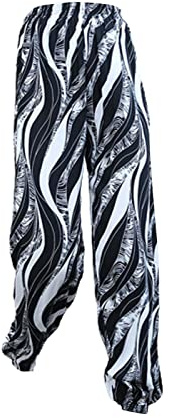 Cocila Pantalon Course A Pied Pantalons de Plage Pantalons à Jambes Larges Mode pour Femmes Taille Haute Drapé Slim Loose Plus Size Pants Chaine Pantalon