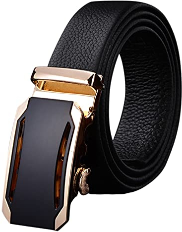 DUHGBNE Herren Gürtel, Gürtel aus, Gürtel mit einfacher verstellbarer Schnalle Cape Kaschmir (B, One Size)
