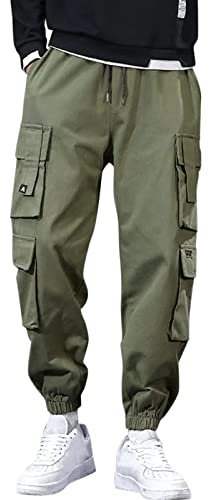 Prime Deals of The Day Today Only Jogginghose Herren Größe Plus Sports Wolle Herren Hosen Hosen fügen Sie die Harlem Hosen transportieren neun Freizeithosen lockere Herrenhose