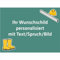 INDIGOS UG - Aufkleber - Beruf - Estrichleger - 60x40 cm - Firmenschild - wetterfest personalisiert mit Foto, Logo und Text - individueller Sticker für Tür, Wand, Büro Garage