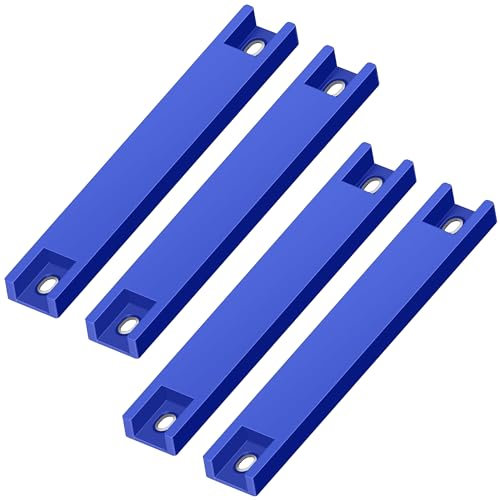 4 Pack Magnetic License Plate Holder，Temp Tag Holder for Car Dealer License Plates on Test Drives，Magnet License Plate Holder，License Plate Magnetic Mount，License Plate Magnet（Blue）