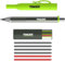 Tracer Pro Series Tough Metal Construction Pencil with 6 x Replacement Lead Pack and Site Holsters All-in-One Aluminium Construction Marking Kit