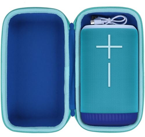Lebakort Storage Case Compatible with Ultimate Ears UE EVERBOOM Wireless Bluetooth Portable Speaker (Blue Case)
