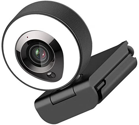OSALADI Webcam pour Ordinateur avec Éclairage Appoint Et Mise Au Point Automatique Caméra USB pour Diffusion Direct