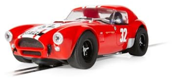 Scalextric Cars – C4528 Shelby Cobra 289 – Rot – 39PH – Spielzeug-Schlitzauto zur Verwendung Rennstrecken oder -Set – Geschenkideen für kleine Kinder für Jungen-Mädchen ab 3 Jahren