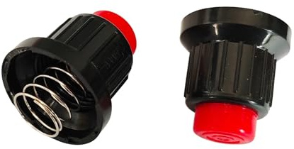DEYIN 2pcs Gas Fire Pit AAA Battery Pulse Igniter Push Button Switch for Gas Grills Outdoor Patio Heater Igniter Red Hat Accessories
