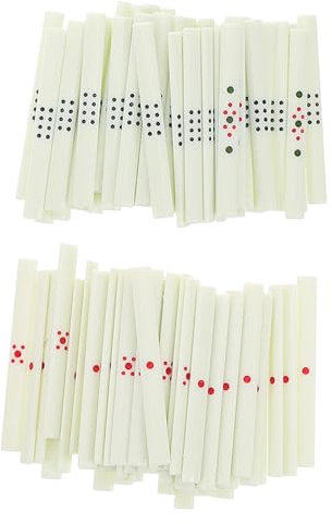 VICASKY 88stücke Mahjong Spiel Zubehör Scoring Und Wettsticks Für Mahjong-Events Für Spielzimmer Und Wettbewerbe Langlebig Präzise Optimale Spielerfahrung
