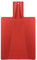 1 planche à découper créative pliable multifonction respectueuse de l'environnement en forme de pelle Ustensiles de cuisine (rouge)