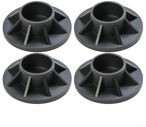 Niceminiwall Lot de 4 capuchons de rechange pour pied de piscine, pour Intex, pour cadre en métal de 5,5 à 7,3 m, cadre rectangulaire, trous verticaux de 5,1 cm de diamètre