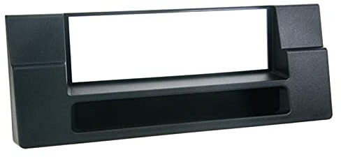 Radioblende BMW E39 5er E53 X5 mit Ablage black slim Version