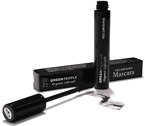 Green People Volumen-Mascara - Natürliche Mascara für empfindliche Augen - Langanhaltende Farbe - Schwangerschaftssicher, Glutenfrei, Tierversuchsfrei - Braun, 7ml