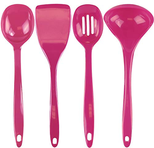 Reston Lloyd 81603 Melamine Utensil Set, Magenta