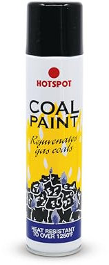HOTSPOT COAL PAINT 300ml - Rejuvenates gas coals - Heat Resistant to 1250 degrees