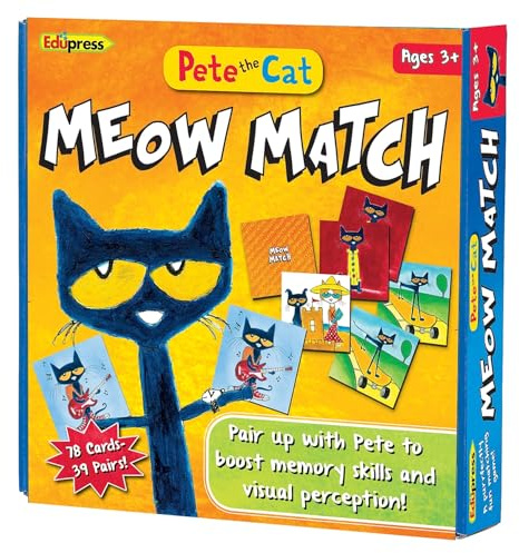 Edupress Pete the Cat Meow Match Game - 62075