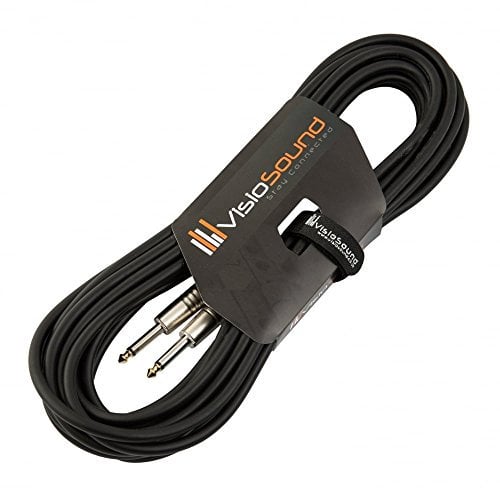 6.35mm 1/4 Jack to 1/4 Jack PA Speaker Cable/Guitar Amp Head/Cab Lead 10m
