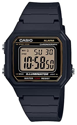 Casio Men Digital Quartz Watch with Resin Strap W-217H-9AVCF