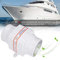 GOTOTOP 4 Inline Blower Fan, In Line Air Blower Marine Bilge Air Blower Mute Strong Ventilation Vent Fan for Yacht Caravan 12V 6Amp 270 CFM