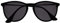 OPULIZE Jet Grande Nero Gommato Argento Braccia Uomo Donna Lettori Sole Occhiali Da Lettura UV400 S96-1 +2,00
