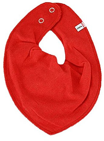 pippi Halstuch Lätzchen Dreieckstuch Biobaumwolle UNI in verschiedenen Farbvarianten (rot)