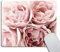 Wasach Pink Roses Rugosa Flower Personality Desings Mouse Pad, Retro Floral Art Mousepad Mat Custom 9.5 X 7.9 Inch (240mmX200mmX3mm)